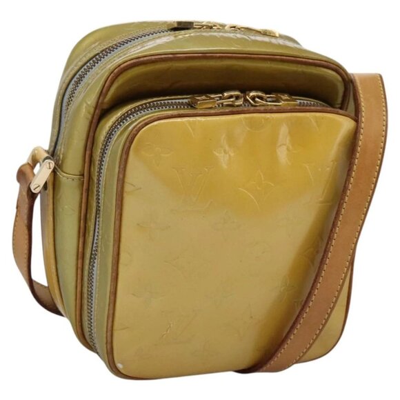 LOUIS VUITTON Monogram Vernis Wooster Shoulder Bag Gris M91036 LV Auth gh145 - Picture 1 of 16